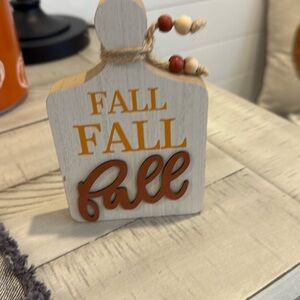 Tier tray fall decor